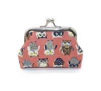 HIKOO DAILY 1 porte-monnaie pour femme avec joli motif hibou imprimé moraillon, 1 pièce - 16, Taille unique