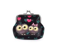 HIKOO DAILY 1 porte-monnaie pour femme avec joli motif hibou imprimé moraillon, 1 pièce., Taille unique