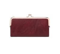 HIKOO DAILY Portefeuille long multifonction de couleur unie, porte-monnaie vintage, porte-cartes pour femme, portefeuille à fermeture éclair, Qb332-violet, 1PCS