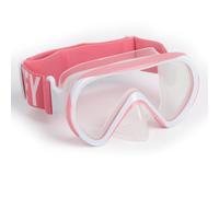 HIKOTEY Masque de Plongée pour Enfant 4-16 Ans,180°Champ de Vision Panoramique HD,Lunettes Plongée Anti-Buée Anti-Fuite,avec Lentille Verre Trempé,Sangle Ajustable pour Masque Facial Tissu Doux-Rose1