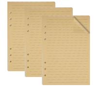 HIKPACKER 135 Feuilles Recharge de Papier A5, 6 Trous, Rechargeable | apier Interchangeable Pour Carnets À Anneaux, Notes Quotidiennes Et Dessins Manuels