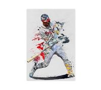 HIKPYY Ronald Acuna Jr Poster Atlanta Braves Impression sur toile Décoration murale pour salon, chambre à coucher 20 x 30 cm