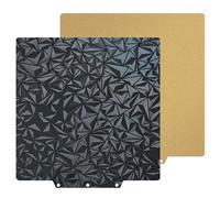 HIKUDIY PEI + PEO Plaque de construction pour Adventurer AD5X/5M/5M Pro, PEI texturé + plate-forme flexible en acier à ressort en gros diamant lisse pour Neptune 3 Pro/4, Ender 3/3 Pro/3S1/3 v2, CR 20