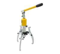 HIKUUER Extracteur de roulement hydraulique, force de traction de 10 tonnes, en acier, jaune, extracteur de moyeu de roue avec mallette de rangement, 2 et 3 griffes, pour l'entretien du véhicule et