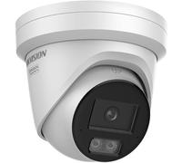 HIKV DS-2CD2347G3-LI2UY Lumière hybride intelligente 2,8 mm 4 MP avec caméra réseau tourelle fixe Color-Vu 3.0, Acu-sense 3.0, double microphone en réseau, réduction du bruit HikAI-ISP, AI WDR