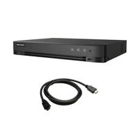 Hikvision 16 canaux H.265 AcuSense 8MP 4K DVR [iDS-7216HUHI-M2/S] pour caméras de vidéosurveillance DVR avec Uewell HDMI, noir