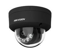 Hikvision 4MP Smart Hybrid Light avec ColorVu WDR Mini Dome caméra reseau avec Objectif Fixe.IR et Lumiere Visible IP67. Noir