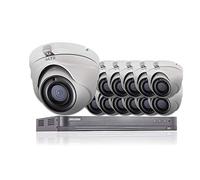 Hikvision 8MP CCTV Security System 12x LTS Caméras CMHT1352N 4K Résolution 16CH DS-7216HUHI / K2 DVR + Disque Dur 2 to (Kit Complet + 12x Caméras + 2 to)