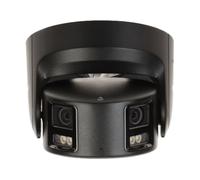 Hikvision Caméra IP panoramique Turret Pro – 8MP PoE ColorVu 4mm Micro Sirène/Flash Noir