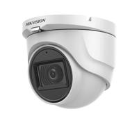 Hikvision - Caméra Dôme 4en1 Gamme Core - Résolution 1080p, CMOS Haute Performance - Objectif 2.8 mm | Portée IR 30 m - Audio par câble coaxial | Mic