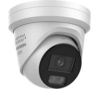 Hikvision - Caméra dôme extérieure IP POE Smart Hybrid Light ColorVu 8 MP - Objectif 2,8 mm - Dissuasion Active - Hikvision - DS-2CD2387G3-LIS2UY/SL(2.8mm)