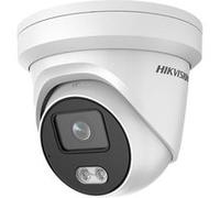 Hikvision ColorVu Fixed Turret DS-2CD2327G1-L - Caméra de surveillance réseau - dôme - couleur (Jour et nuit) - 2 MP - 1920 x 1080 - montage M16 - Focale fixe - LAN 10/100 - MJPEG, H.264, H.265, H.265
