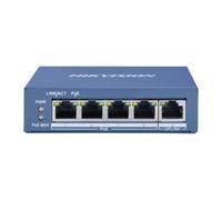 Hikvision - Commutateur Hikvision 5 Ports ~ 4 Ports PoE Gigabit ~ 1 Port de commutateur réseau RJ45 Gigabit - DS-3E0505P-E/M