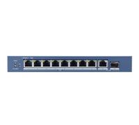 Hikvision Digital Technology DS-3E0510P-E commutateur réseau Non-géré Gigabit Ethernet (10-100-1000) Bleu Connexion Ethernet, suppor