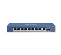 Hikvision Digital Technology DS-3E0510P-E commutateur réseau Non-géré Gigabit Ethernet (10/100/1000) Bleu Connexion Ethernet, supportant l'alimentation via ce port (PoE)