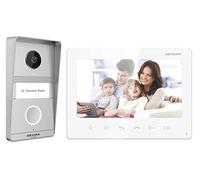 Hikvision Digital Technology DS-KIS101-P/SURFACE Video-Zugangssystem 2 MP 17,8 cm (7 Zoll) Silber, Weiß