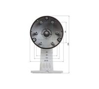 Hikvision DS-1273ZJ-135B - Montage mural pour bras de caméra dôme avec boîtier de raccordement - blanc hik