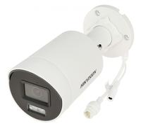 Hikvision DS-2CD2026G2-IU(2.8mm)(D) Caméra réseau Mini Bullet fixe 2 MP avec AcuSense, lumière stroboscopique et avertissement sonore