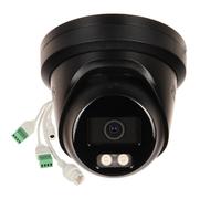 Hikvision DS-2CD2347G3-LIS2UY/SL(2.8mm)/BLACK 4MP Smart Hybrid Light Fixed Turret Network Camera 2.8mm