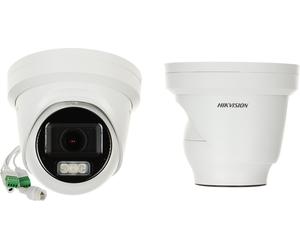 Hikvision DS-2CD2H43G2-LIZS2U(2.8-12mm) 4 MP caméra réseau turret avec Acusense et éclairage hybride intelligent motorisé à focale variable