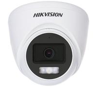 Hikvision DS-2CE78D0T-LFS(2.8mm) Caméra Turret Audio à Lumière Hybride Intelligente 2MP Fixe