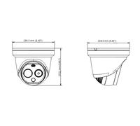 Hikvision DS-2TD1228-2/QA(NOIR) Caméra IP