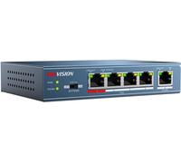 Hikvision DS-3E0105P-E(B) Commutateur POE Fast Ethernet non géré 4 ports