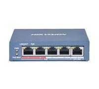 Hikvision DS-3e0105p E | Commutateur PoE 5 Ports 10/100 Mbps | IEEE 802.3 at et IEEE 802.3 AF | Power Over Ethernet
