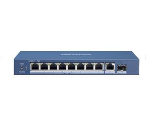 Hikvision DS-3E0510P-E/M commutateur réseau Non-géré L2 Gigabit Ethernet (10/100/1000) Connexion Ethernet, supportant l'alimentation via ce port (PoE) Bleu