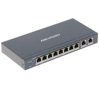 Hikvision DS-3E1310P-EI(B) Commutateur POE intelligent Fast Ethernet 8 ports