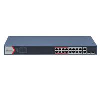 Hikvision DS-3E1318P-EI(B) Commutateur POE intelligent Fast Ethernet 16 ports