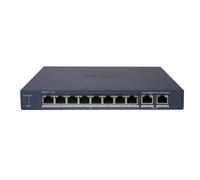 Hikvision DS-3E1510P-EI/M commutateur réseau Géré Gigabit Ethernet (10/100/1000) Connexion Ethernet, supportant l'alimentation via ce port (PoE) Gris