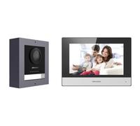 Hikvision Kit interphone vidéo IP numérique 2 fils DS-KIS602B/Europe Écran tactile 7"