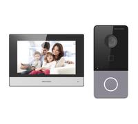 Hikvision DS-KIS603-P(C)/EU système vidéophone 2 MP 7" Noir, Gris, Argent