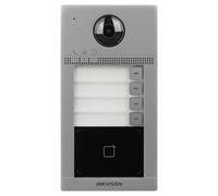 Hikvision Interphone vidéo sans fil DS-KV8413-WME1 – 4 boutons, lecteur de badge, compatible NVR