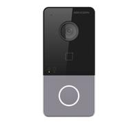 HikVision Hikvision DS-KV6113-WPE1 Platine de rue villa à bouton unique avec Wi‑Fi, caméra 2 MP, IP65 DS-KV6113-WPE1(C)