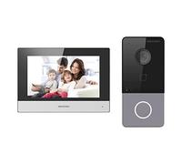 Hikvision DS-KIS603-P(B) système vidéophone 2 MP 17,8 cm (7 ) Noir, Gris, Argent