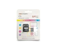 Hikvision Micro SD avec Adaptateur 64 Go de mémoire