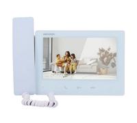 Hikvision Moniteur pour Visiophone 2 Fils 7" Tactile TFT avec Combiné - DS-KH7300EY-WTHE2/White