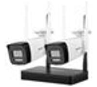 Hikvision Kit vidéosurveillance WiFi NKS424W0H/DS-J142I – 2 caméras Bullet 4MP, NVR 4 canaux PoE