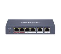 Hikvision Smart POE Switch 4 ports Fast Ethernet Gris