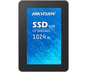 Hikvision SSD Interne 1To, 2.5 Pouces, SATA III, 3D NAND Jusqu'à 550 Mo/s, Compatible pour Ordinateur Portable, Ordinateur, PC- E100