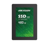 Hikvision SSD Interne 480Go, 2.5 Pouces, SATA III, 3D NAND Jusqu'à 560 Mo/s, Compatible pour Ordinateur Portable, Ordinateur, PC - C100