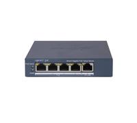 Hikvision Switch DS-3E1505P-EI/M Gestito L2 con 4 Porte Gigabit RJ45 PoE