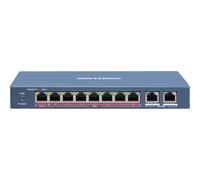 Hikvision DS-3E0310HP-E(C) commutateur réseau Non-géré Fast Ethernet (10/100) Connexion Ethernet, supportant l'alimentation via ce port (PoE) Bleu