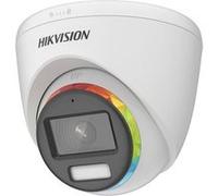 Hikvision Turbo HD DS-2CE72DF8T-FSLN - Caméra de surveillance - tourelle - résistant à la poussière / résistant à l'eau - couleur (Jour et nuit) - 2 MP - 1080p - montage M12 - Focale fixe - audio - co