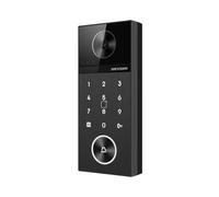 Hikvision Villa DS-KV6124-WBE1 Interphone Vidéo Noir 4MP avec 150° Angle de Vue Multiple Déverrouillage avec Carte/PIN/Bluetooth, PoE, Enregistrement Vidéo