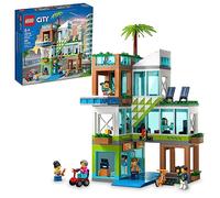 Hikyskin LEGO My City Apartment Building 60365 Toy Set with Connecting Three Floor Room Modules, Includes a Mobility Scooter, Bike and 6 Minifigures for Imaginative Role Play, Fun Gift Idea for Kids