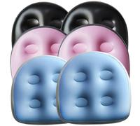 Hilai 2 pièces rehausseur Gonflable 18, 5 x 14, 6 x 5, 9 '' pour Spa et Support Dorsal siège de Bain à remous Gonflable avec Ventouse rehausseur en PVC pour Adultes, Style 3