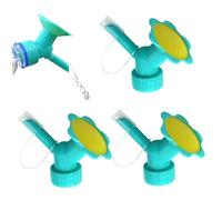 Hilai Arroseur de Bouchon de Bouteille à Double tête, Bec d'arrosage supérieur pour Outil Jardin, 4 pièces